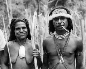 [Bena Bena couple, Highlands, New Guinea]