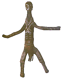 [Kakame human stick figure walking with outstretched arms: 5k]