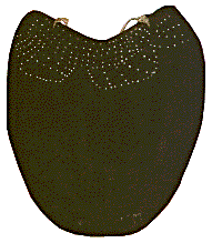 [Usino Village breast shield, black with white dot detailing, heart shaped: 8k]