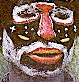[New Guinea warrior's Face: 17k]