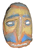 [yellow, red and blue balsa head: 8k]
